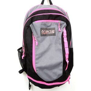 Trans by Jansport Large Black/Pink MEGAHERTZ Backpack T51X School Bag Rucksack